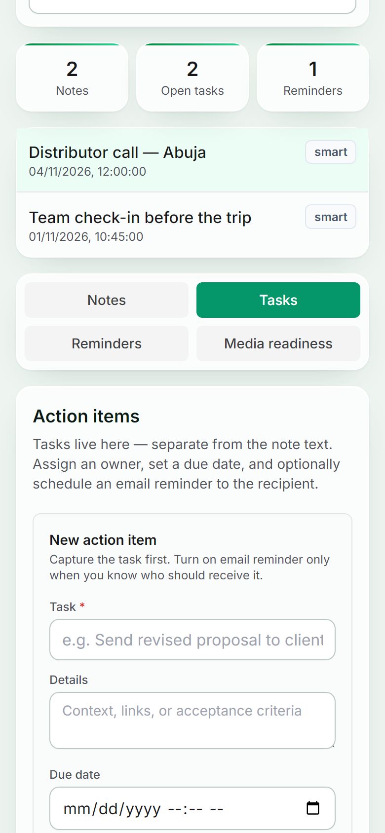 Step 4: Give each task an owner and a date