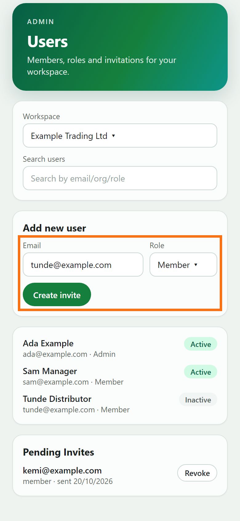 Step 2: Invite someone