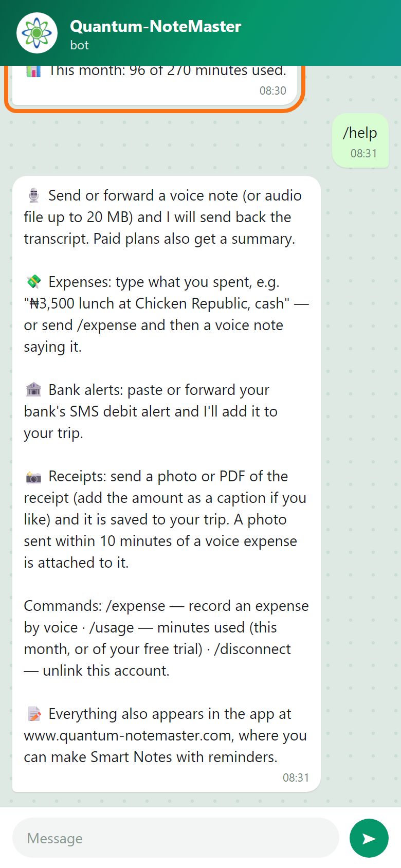 Step 6: Useful commands